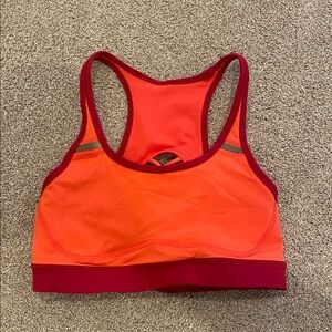 lululemon athletica Orange and Red Sports Bra